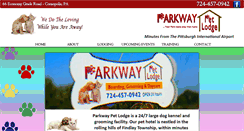 Desktop Screenshot of parkwaypetlodge.com